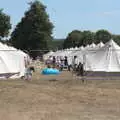 Organised camping looks like a field hospital, A Day at Latitude, Henham Park, Suffolk - 24th July 2022