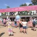 Isobel gets gouged at the merchandise stand, A Day at Latitude, Henham Park, Suffolk - 24th July 2022