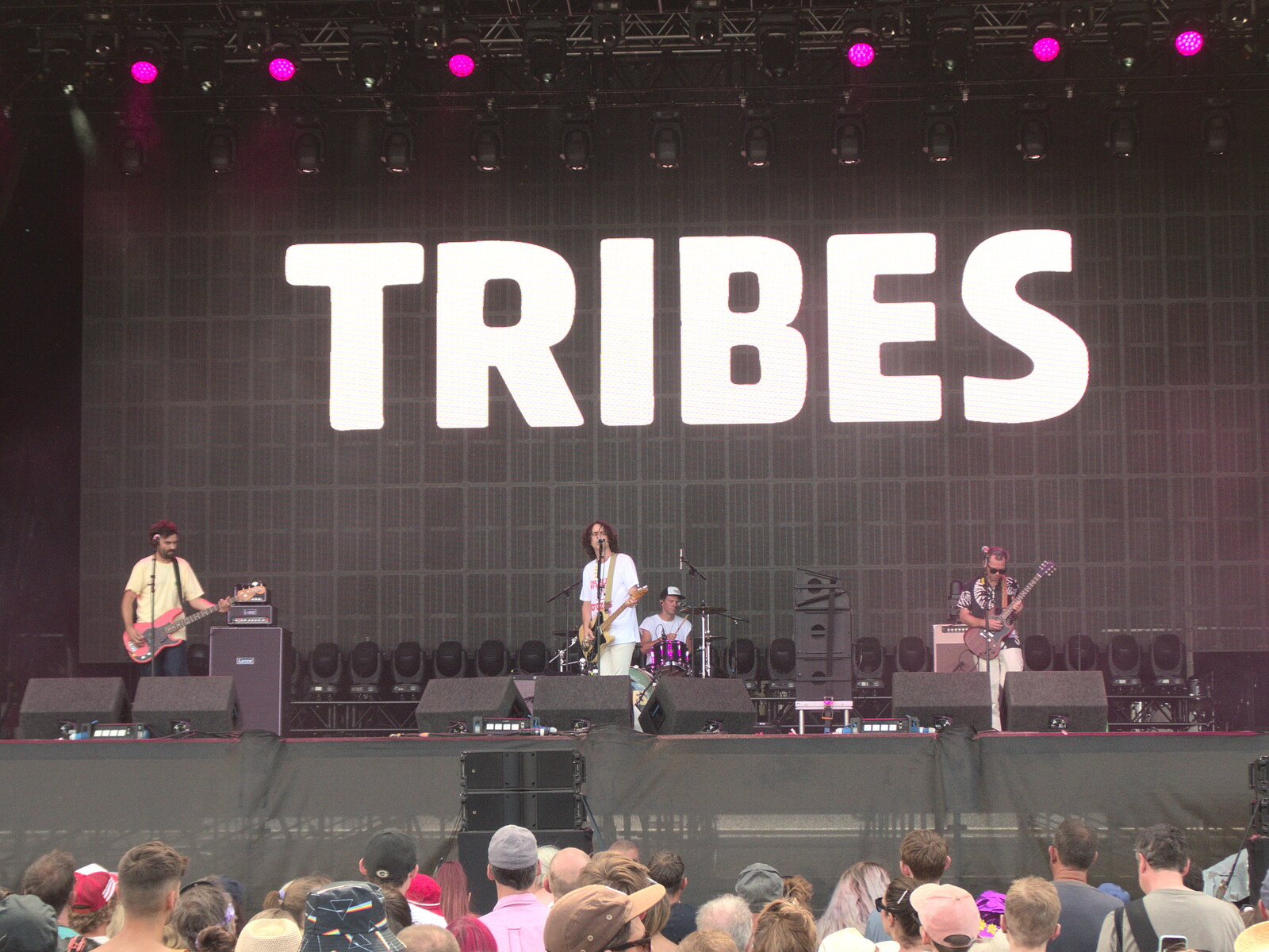 A Day at Latitude, Henham Park, Suffolk - 24th July 2022: Tribes play the main stage