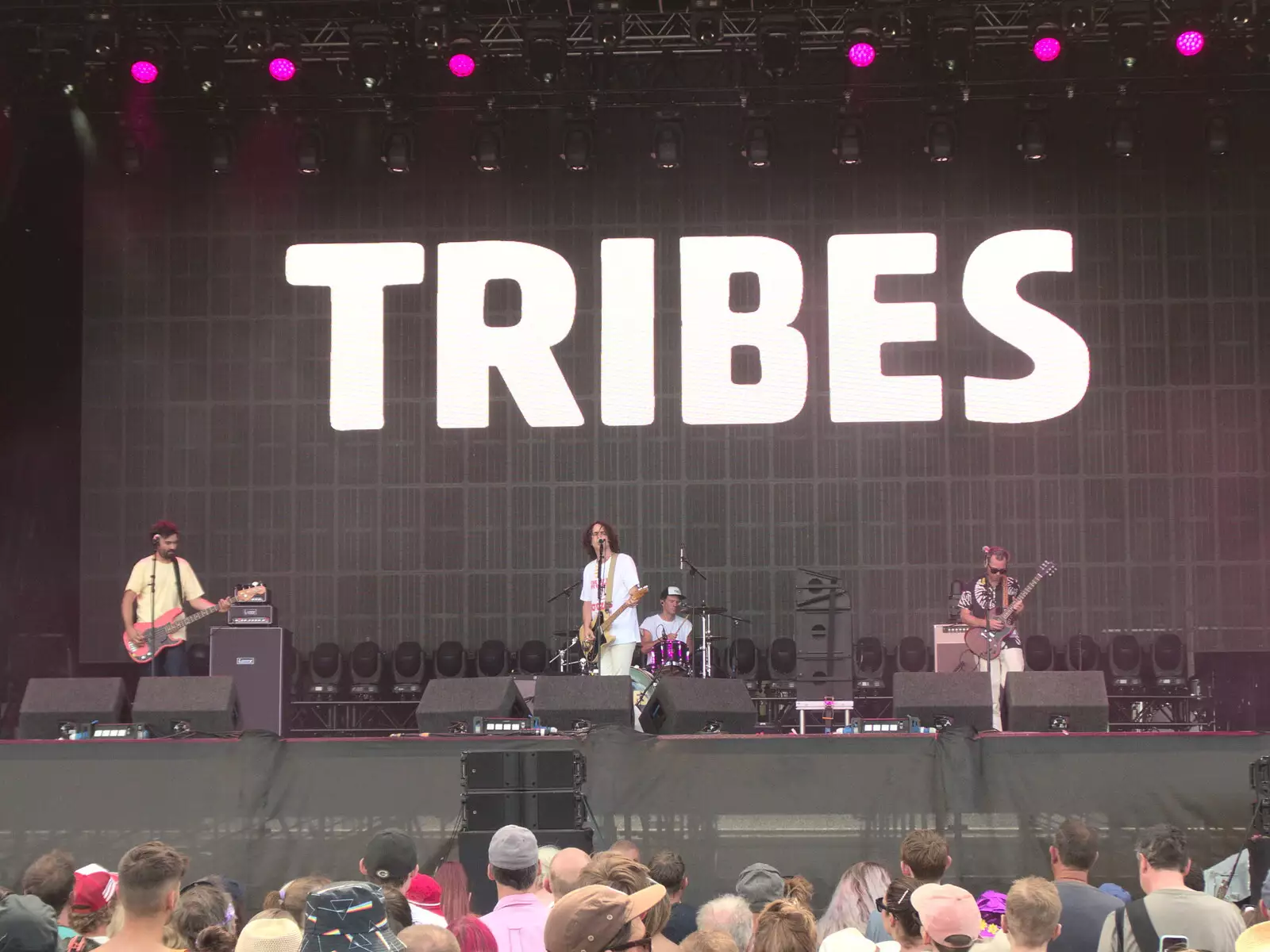 Tribes play the main stage, from A Day at Latitude, Henham Park, Suffolk - 24th July 2022