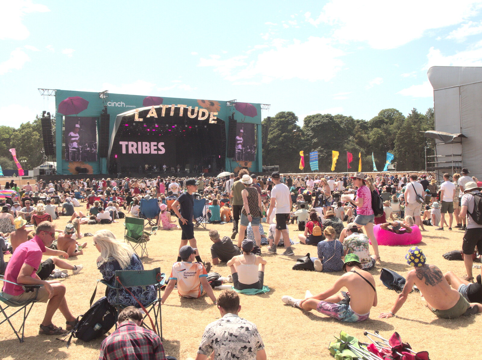 A Day at Latitude, Henham Park, Suffolk - 24th July 2022: Crowds in the sun