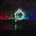 A floating projection over the lake, A Day at Latitude, Henham Park, Suffolk - 24th July 2022