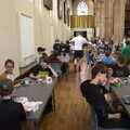 3x3 competition action, The World Cube Association Rubik's Competition, St. Andrew's Hall, Norwich - 31st July 2022