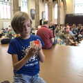 Harry's doing a 3x3 on the stage, The World Cube Association Rubik's Competition, St. Andrew's Hall, Norwich - 31st July 2022