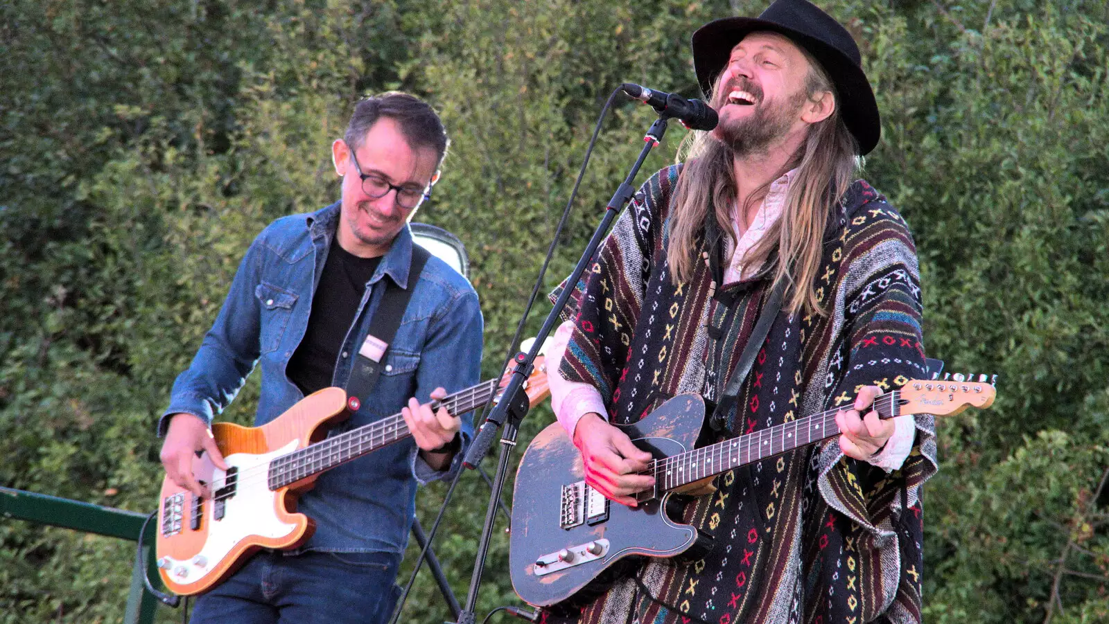 Ben and Jason , from Little Red Kings at Fly High Festival, Seething Airfield, Norfolk - 5th August 2022