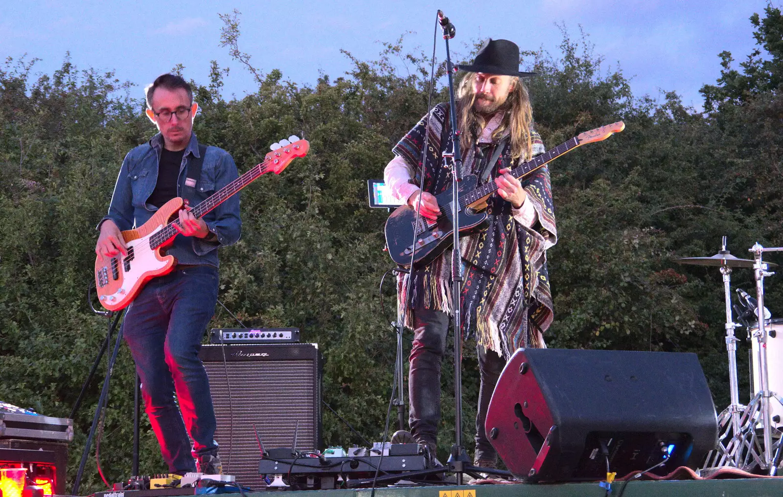 Ben and Jason again, from Little Red Kings at Fly High Festival, Seething Airfield, Norfolk - 5th August 2022