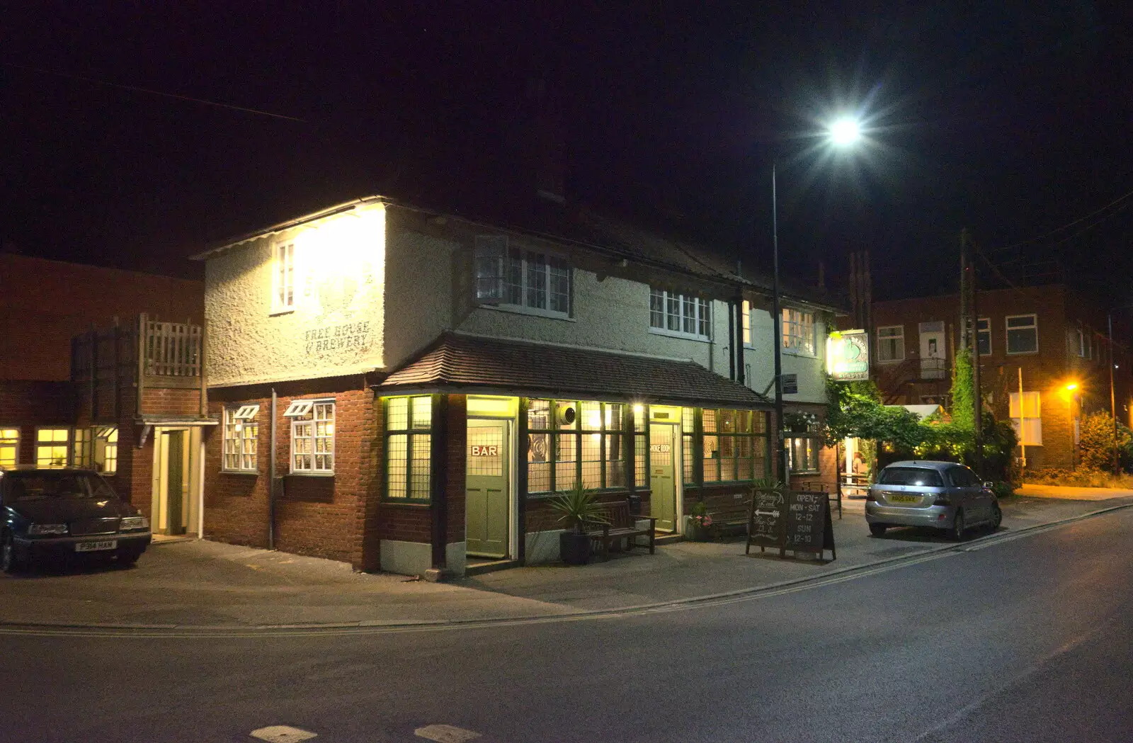 The Green Dragon on Broad Street, Bungay, from Little Red Kings at Fly High Festival, Seething Airfield, Norfolk - 5th August 2022