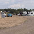 A Trip to Old Buckenham Airfield, Norfolk - 6th August 2022, On a parched Old Buckenham campsite