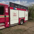 The Tipple Truck - a converted fire engine, A Trip to Old Buckenham Airfield, Norfolk - 6th August 2022