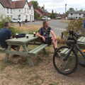 The BSCC at Pulham and Marc's Birthday at Ampersand Tap, Diss, Norfolk - 6th August 2022, Phil, Gaz and Nosher's bike