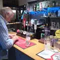 Mick gets a Gin and Tonic in, Camping at Forest Park, Cromer, Norfolk - 12th August 2022