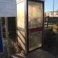 An 80s BT phone box at the car park in East Runton, Camping at Forest Park, Cromer, Norfolk - 12th August 2022