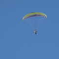 Camping at Forest Park, Cromer, Norfolk - 12th August 2022, A paraglider floats overhead