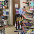 Camping at Forest Park, Cromer, Norfolk - 12th August 2022, Harry's in the campsite shop again