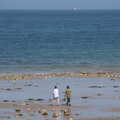 Camping at Forest Park, Cromer, Norfolk - 12th August 2022, Soph and Fred head out to sea