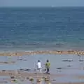 Soph and Fred head out to sea, Camping at Forest Park, Cromer, Norfolk - 12th August 2022