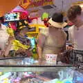 Harry clutches a bunch of tickets in the arcade, Camping at Forest Park, Cromer, Norfolk - 12th August 2022