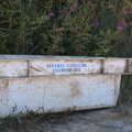 Camping at Forest Park, Cromer, Norfolk - 12th August 2022, A crate has drifted over the sea from Flanders