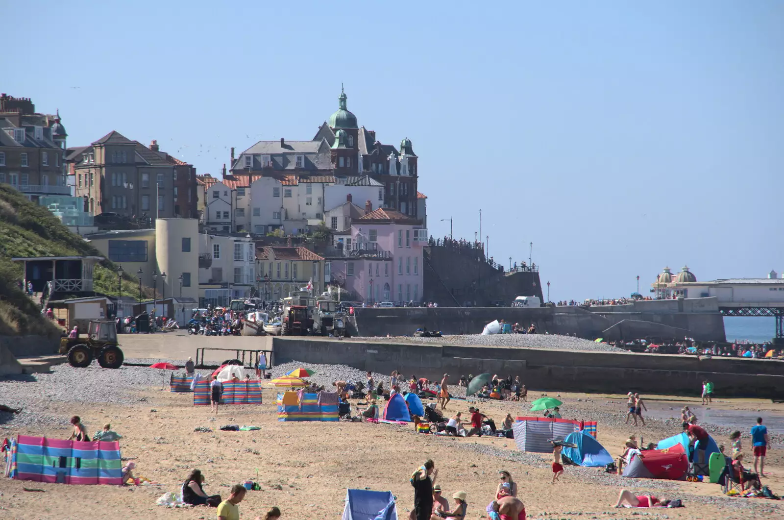 Cromer from the eastern beach, from Camping at Forest Park, Cromer, Norfolk - 12th August 2022