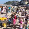 A DJ runs a kids' dancing competition, Camping at Forest Park, Cromer, Norfolk - 12th August 2022