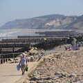 Camping at Forest Park, Cromer, Norfolk - 12th August 2022, A view along Overstrand beach