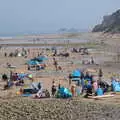 West Runton beach is heaving, Camping at Forest Park, Cromer, Norfolk - 12th August 2022