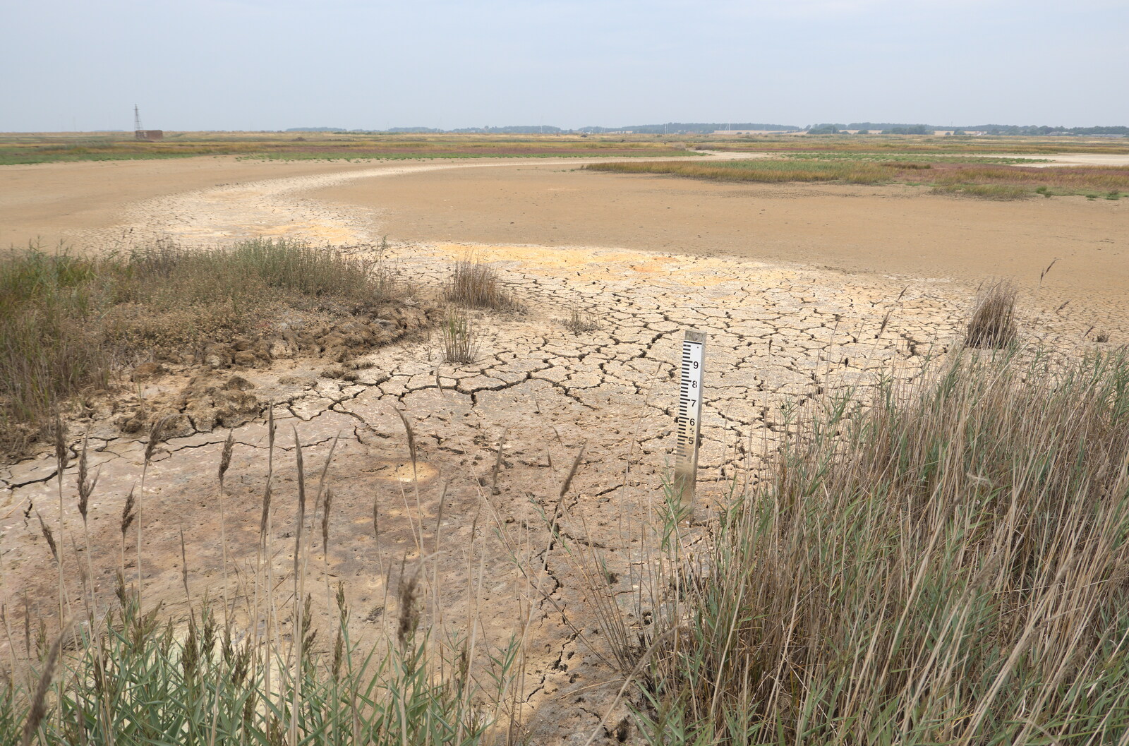 The Ness's shallow lagoons have dried out from A Trip to Orford Ness, Orford, Suffolk - 16th August 2022