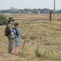 A Trip to Orford Ness, Orford, Suffolk - 16th August 2022, Harry and Fred try to get electrocuted