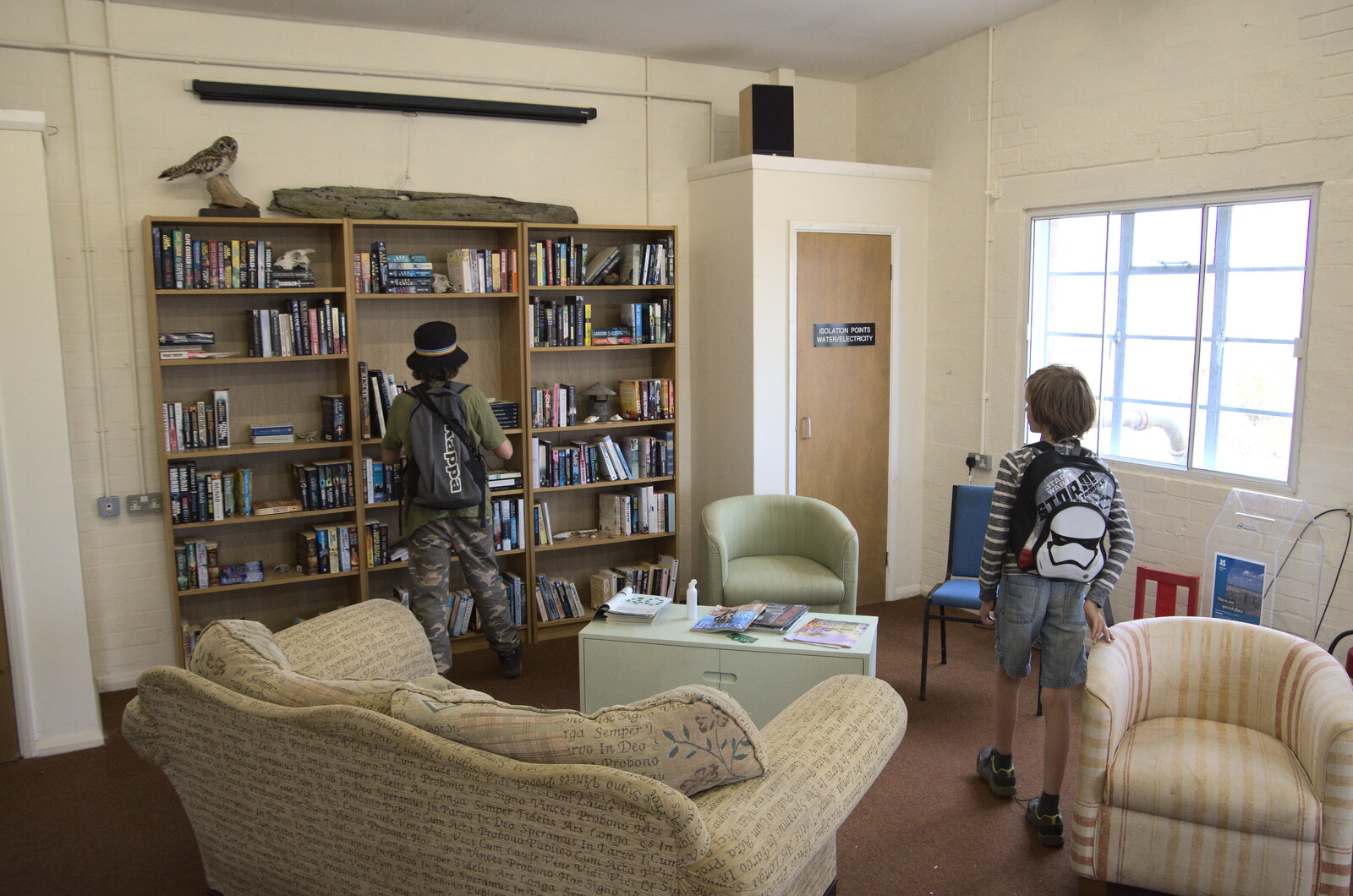We visit the book shop from A Trip to Orford Ness, Orford, Suffolk - 16th August 2022