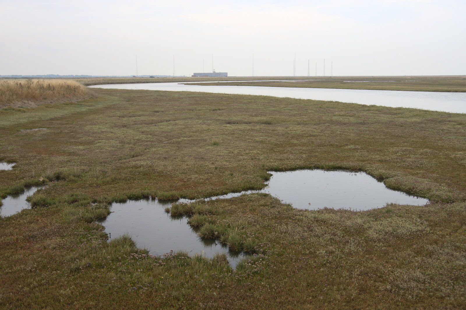 Looking out towards the Cobra Mist radar test site from A Trip to Orford Ness, Orford, Suffolk - 16th August 2022