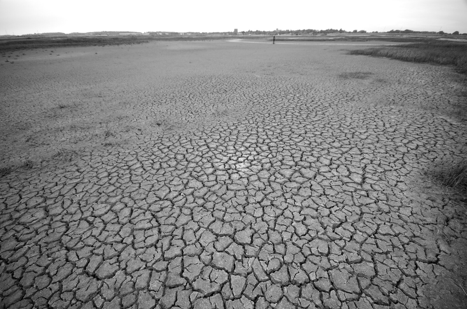 The cracked earth from A Trip to Orford Ness, Orford, Suffolk - 16th August 2022