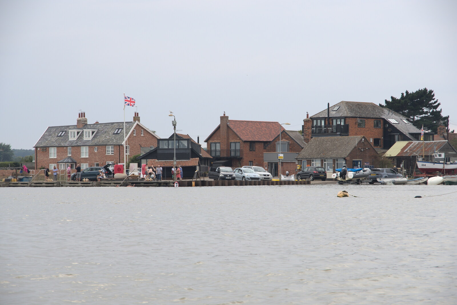 Orford Quay from the ferry on the way back from A Trip to Orford Ness, Orford, Suffolk - 16th August 2022