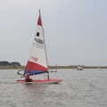 A Trip to Orford Ness, Orford, Suffolk - 16th August 2022, A boy sails a Topper across the river