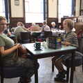 Art at The Bank, Eye, Suffolk - 17th August 2022, Isobel and Harry in The Bank