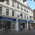 WHSmith is in quite a grand building, A Norwich Trip, and Rob Folkard and Jo at The Bank, Eye, Suffolk - 20th August 2022