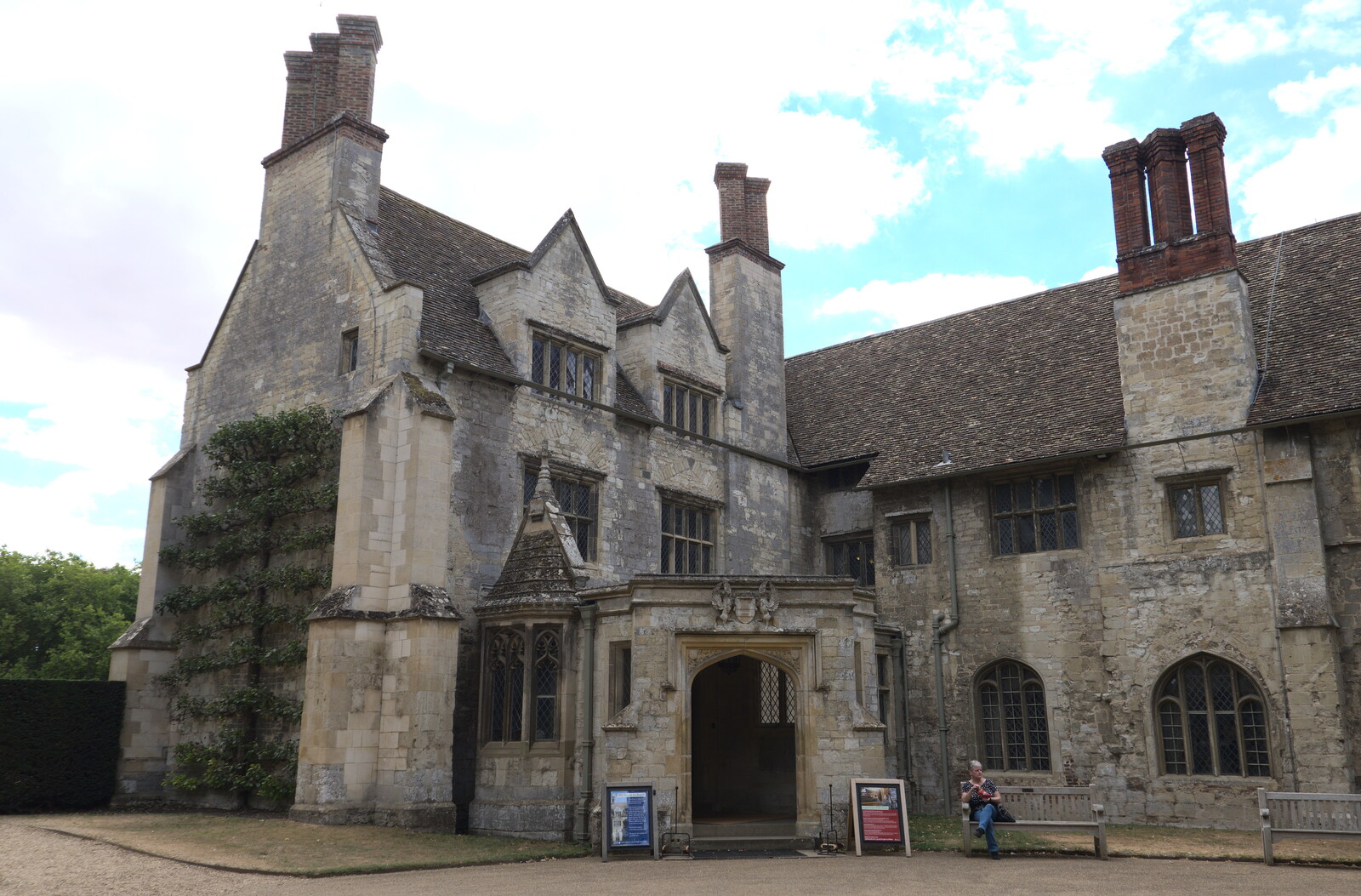 The old Abbey at Anglesey from Anglesey Abbey and a #StandWithUkraine Demo, Cambridge - 24th August 2022
