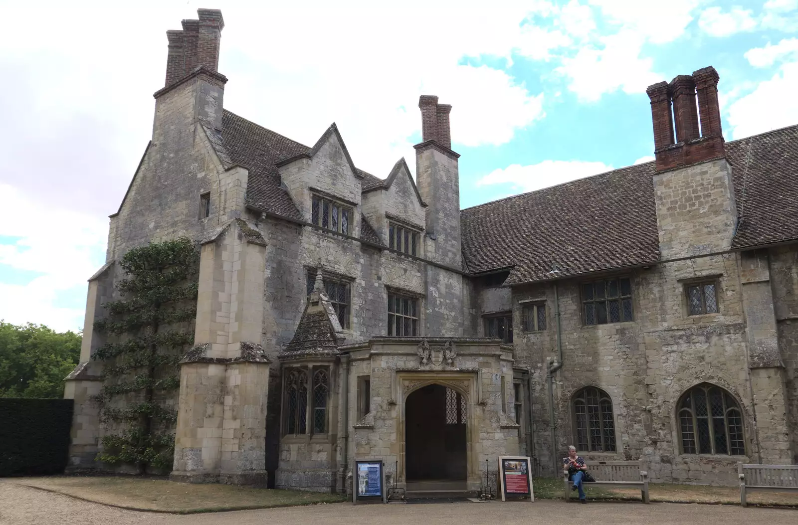 The old Abbey at Anglesey, from Anglesey Abbey and a #StandWithUkraine Demo, Cambridge - 24th August 2022