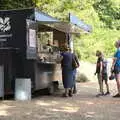 Isobel queues up for ice-creams and drinks, Anglesey Abbey and a #StandWithUkraine Demo, Cambridge - 24th August 2022