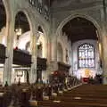 The nave of Great St. Mary, Anglesey Abbey and a #StandWithUkraine Demo, Cambridge - 24th August 2022