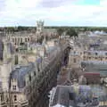 Looking down towards Trinity Street, Anglesey Abbey and a #StandWithUkraine Demo, Cambridge - 24th August 2022