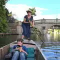 Isobel does a spot of punting, Anglesey Abbey and a #StandWithUkraine Demo, Cambridge - 24th August 2022