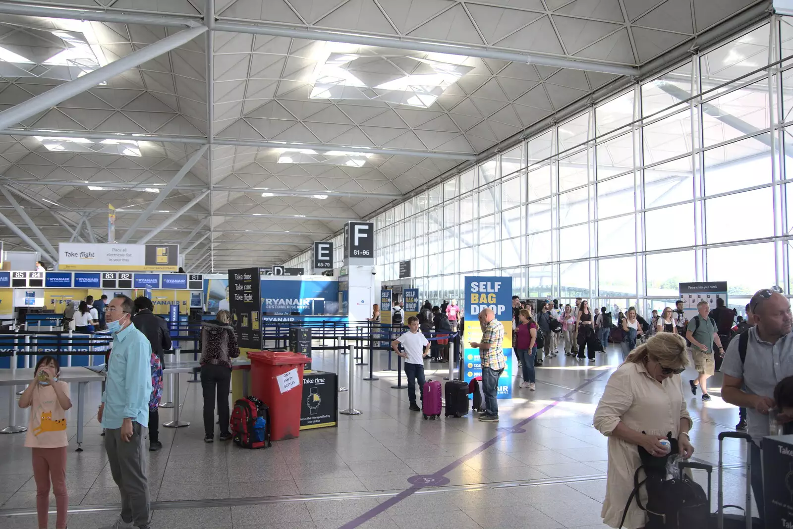 The joys of Stansted Airport, from The Flags of Arezzo, Tuscany, Italy - 28th August 2022