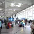 The joys of Stansted Airport, The Flags of Arezzo, Tuscany, Italy - 28th August 2022