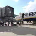 Typical Ryanair - won't pay for the air bridge, The Flags of Arezzo, Tuscany, Italy - 28th August 2022