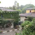 There's a brief, but heavy, rain shower, The Flags of Arezzo, Tuscany, Italy - 28th August 2022