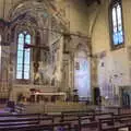 Inside Santa Maria della Pieve, The Flags of Arezzo, Tuscany, Italy - 28th August 2022