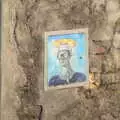 A curious picture on a wall, The Flags of Arezzo, Tuscany, Italy - 28th August 2022