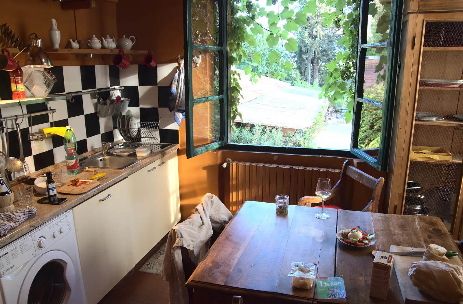 Our kitchen, from The Flags of Arezzo, Tuscany, Italy - 28th August 2022