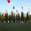 The Flags of Arezzo, Tuscany, Italy - 28th August 2022, Massed flag throwing