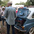 Italian Cars and a Royal Proclamation, Eye, Suffolk - 11th September 2022, The odd campervan has a tiny engine in the back